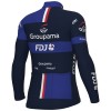 Heren Fietskleding Ale Groupama FDJ 2024 shirt met lange mouwen