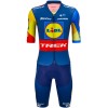 Heren Fietskleding Santini Lidl Trek 2024 Team Original Eendelig Pak
