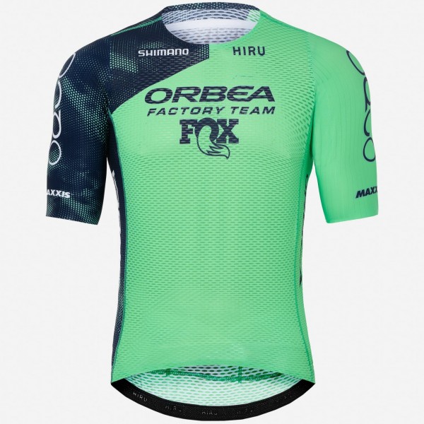 Heren Fietskleding Hiru Orbea Factory Team 2025 Lab Race Zipless Shirt
