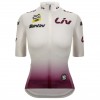 Dames Fietskleding Wit damesshirt Tour de France 2025 Fan Line