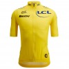 Heren Fietskleding Tour de France 2025 Fan Line Geel Shirt