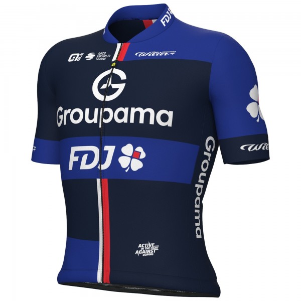 Heren Fietskleding Ale Groupama FDJ 2025 shirt