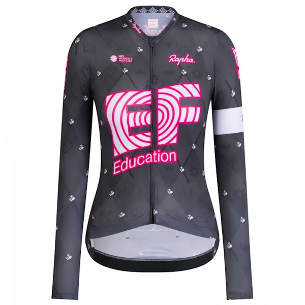 Dames Fietskleding Rapha EF Education EasyPost damesshirt met lange mouwen 2025