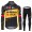 Jumbo Visma Tour De France 2021 Wielerkleding Set Fietsshirts Lange Mouw+Lange Fietsrbroek 2021072891