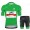 Green UAE Emirates Tour De France 2021 Fietskleding Fietsshirt Korte Mouw+Korte Fietsbroeken Bib 2021072955