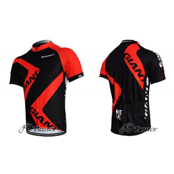 2012 Giant Ride Life Fietsshirt Korte mouw zwart rood 3854