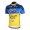 2013 Saxo Bank Tinkoff Pro Team Fietsshirt Korte mouw blauw geel 720