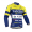 2014 FANTINI Fietsshirt lange mouw Blauw geel Wit 1417