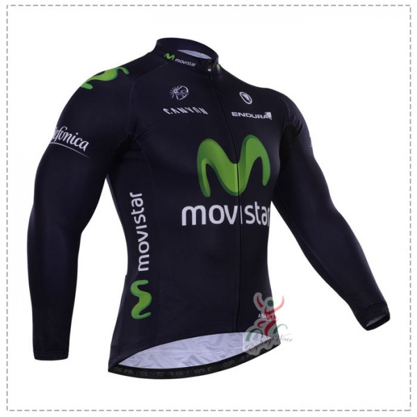 2015 Movistar Fietsshirt lange mouw 1881 2015 Movistar Fietsshirt lange mouw 1881