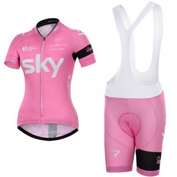 2015 Sky Dames Fietskleding Fietsshirt Korte+Korte Fietsbroeken Bib 2071