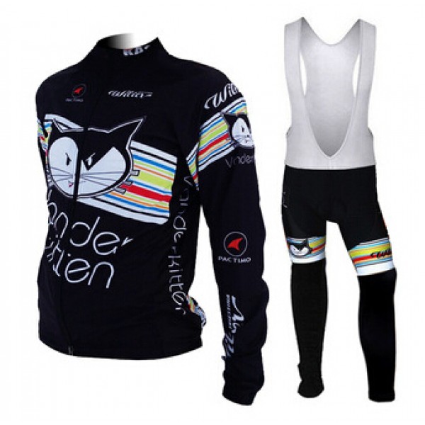 2015 Wilier Dames Fietskleding Fietsshirt lange mouw+Lange fietsbroeken Bib 3535