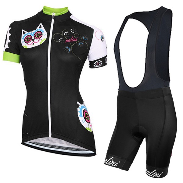 2015 Dames Nalini Cat color Dames Fietskleding Fietsshirt Korte+Korte fietsbroeken Bib 3605