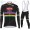 Winter 2021 Alpecin Fenix World Champion zwart Fietskleding Fietsshirt Lange Mouw+Lange Fietsbroek Bib 98