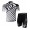 FOX 2014 Fietskleding Fietsshirt Korte Mouwen+Fietsbroek Korte zeem Grey 981