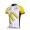 McDonald Legea Pro Team Fietsshirt Korte mouw wit geel 342