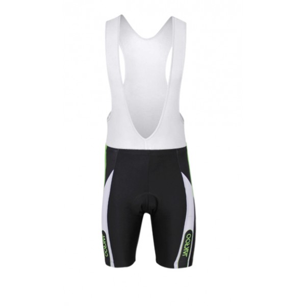 Merida 2014 Korte fietsbroeken Bib met zeem Black groen 1117