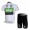 SKY Pro Team Fietskleding Fietsshirt Korte Mouwen+Fietsbroek Korte zeem wit groen 535