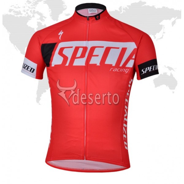 Specialized Racing Fietsshirt Korte mouw rood 3951