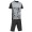 ION Scrub AMP Fietskleding Bikeshirt+Bikeshorts Zwart Gris 0GHI7 0GHI7