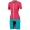 Dames KARPOS Pralongia Fietskleding Fietsshirt Korte Mouw+Bikeshorts Fuchsia 03XG3 03XG3