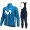 2021 Movistar Pro Team Fietskleding Fietsshirt Lange Mouw+Lange Fietsbroek Bib 1004