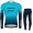 2021 Astana Pro Team Fietskleding Fietsshirt Lange Mouw+Lange Fietsbroek Bib 735