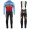 2017 Ridley Rincon blauw-rood Fietskleding Wielershirt lange mouw+Lange fietsbroeken Bib 2553