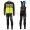 2016 Scott RC zwart-wit-groen Fluo Winter Set Wielerkleding Wielershirt lange mouw+Lange fietsbroeken Bib 213681