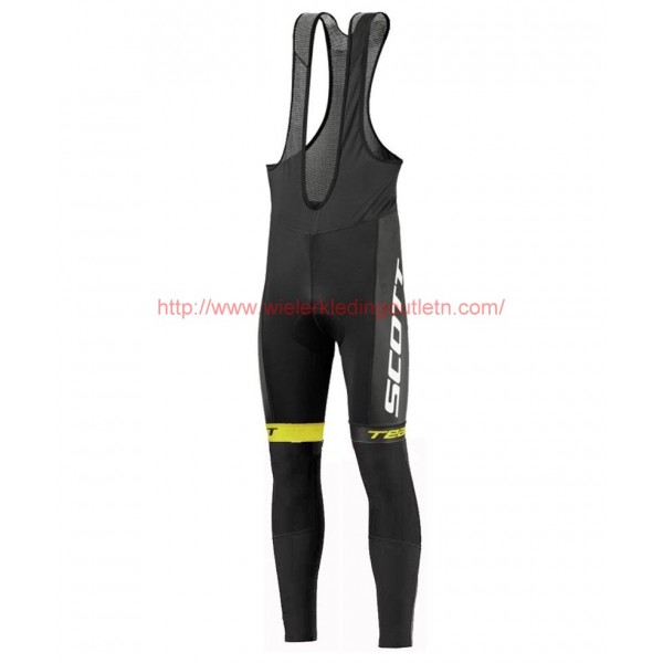 2016 Scott Team zwart-geel Lange fietsbroeken Bib 213655