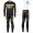 2016 Scott RC zwart-geel Winter Set Wielerkleding Wielershirt lange mouw+Lange fietsbroeken Bib 213693