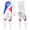 2016 Team FDJ wit Set Wielerkleding Wielershirt lange mouw+Lange fietsbroeken Bib 213590
