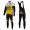 2016 Lotto-Jumbo geel Set Wielerkleding Wielershirt lange mouw+Lange fietsbroeken Bib 213628