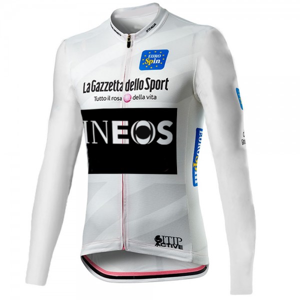 Giro D-italia INEOS 2021 Fietskleding Fietsshirt Lange Mouw 2021030