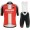 Ducati 2019 Fietskleding Set Fietsshirt Korte Mouw+Korte fietsbroeken Bib 19040718