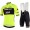 Trek Segafredo 2019 training Fluo geel Fietskleding Set Fietsshirt Korte Mouw+Korte fietsbroeken Bib ka3FW