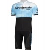 Cannondale FACTORY RACING 2022 Limited Edition korte mouw wielershirt zwart/blauw professioneel wielerteam Cannondale FACTORY RACING 2022 Limited Edition korte mouw wielershirt zwart/blauw professioneel wielerteam